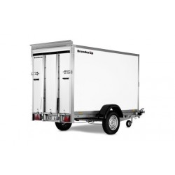 Remorque fourgon  avec portes ou rampe Brenderup 7300B.