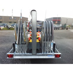 REMORQUE Porte panneaux chantier