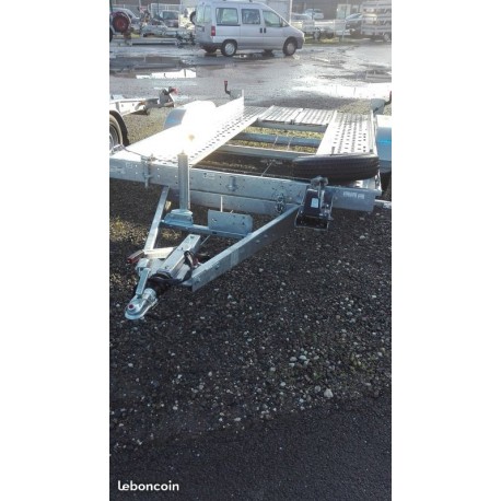 Remorque d'OCCASION porte voiture LIDER PTAC 2500KG Remorque d'OCCASION porte voiture LIDER PTAC 2500KG