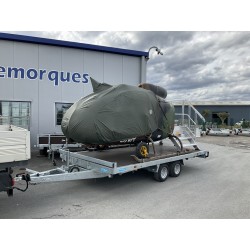Remorque simulateur de vol cellule hélicoptère Gazelle