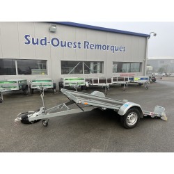 Remorque Plateau Basculant ERDE PTAC 1300 kg