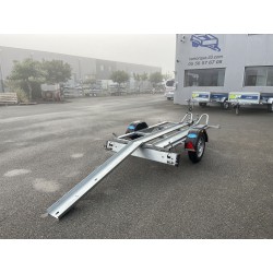 Remorque Porte Motos Brenderup 2 rails PTAC 500 Kg