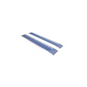 Jeu de rampes alu 2m50 x 0m31 sans rebord LIDER 