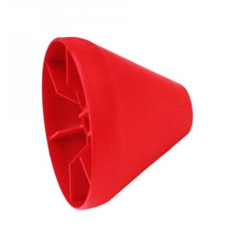 Cône PN en Plastique rouge Alésage Ø 22mm  - Vente accessoires remorques en ligne