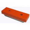 Ensemble patin simple rouge MECANOREM 300 x 100mm