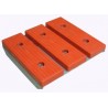 Ensemble patin triple rouge MECANOREM 300 x 100mm