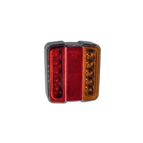 Feu 5 fonctions LED pour remorques GAUCHE/DROIT  - Vente accessoires remorques en ligne