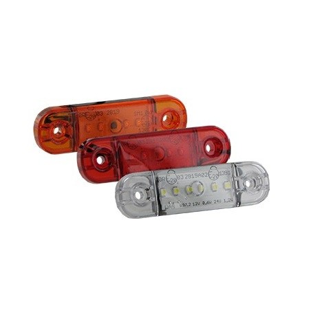 Feu de position LED ORANGE  - Vente accessoires remorques en ligne