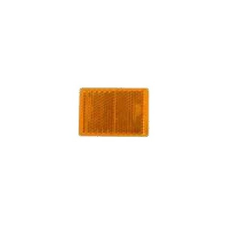 Catadioptre adhésif rectangulaire orange pour remorques MECANOREM  - Vente accessoires remorques en ligne