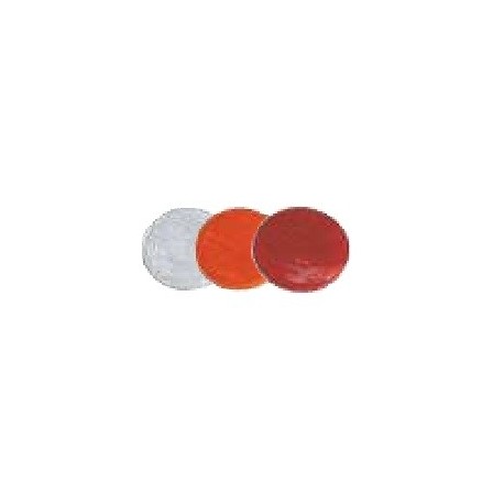 Catadioptre adhésif rond orange pour remorques MECANOREM  - Vente accessoires remorques en ligne