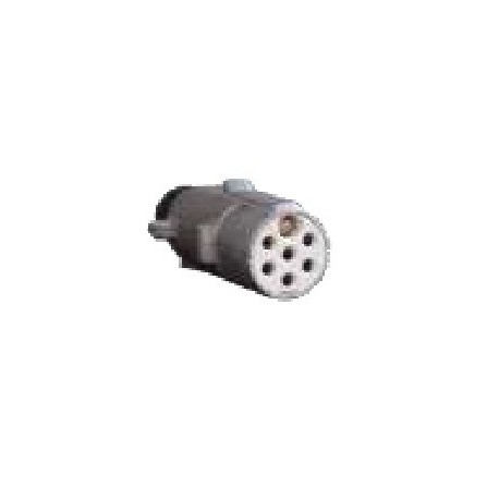 Prise mâle 7 plots 24V métallique MECANOREM  - Vente accessoires remorques en ligne