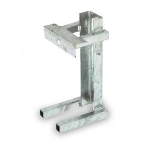 Support de roue de secours pour remorque IFOR WILLIAMS gamme Flatbed équipées d'un treuil monté sur l'emplacement du support RS