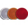 Catadioptre autocollant orange rond Ref 3437