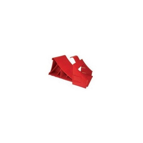 Cale + Support rouge   - Vente accessoires remorques en ligne