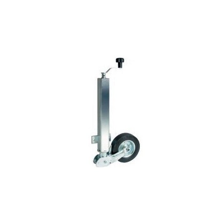 Roue Jockey Carré 60 Galet 200   - Vente accessoires remorques en ligne