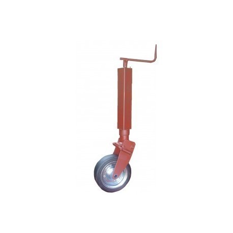 Roue jockey carré 70 relevable ref.270 61C  ref.5165  - Vente accessoires remorques en ligne