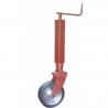 Roue jockey carré 70 relevable ref.270 61C  ref.5165