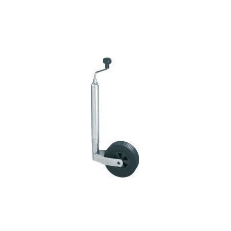 Roue jockey diam48 roulette plastique 220 x 85  - Vente accessoires remorques en ligne