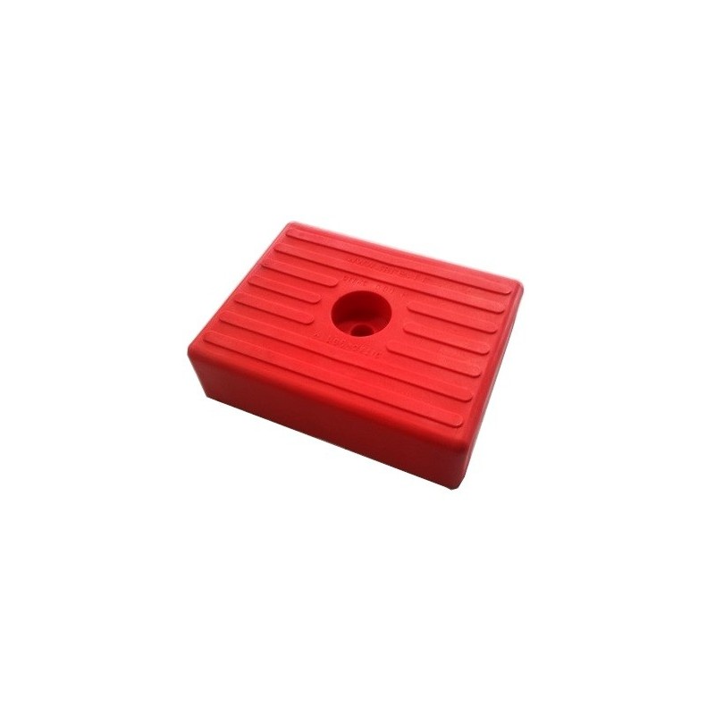 Patin de butée d’étrave 130x100mm pour remorque - Rouleaux et Patins