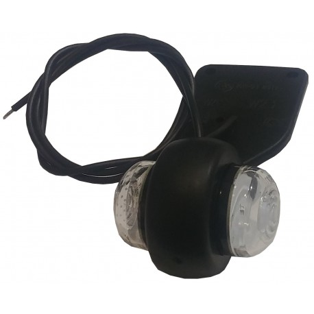 Feu de gabarit à LED 12/24V sur languette caoutchouc  - Vente accessoires remorques en ligne