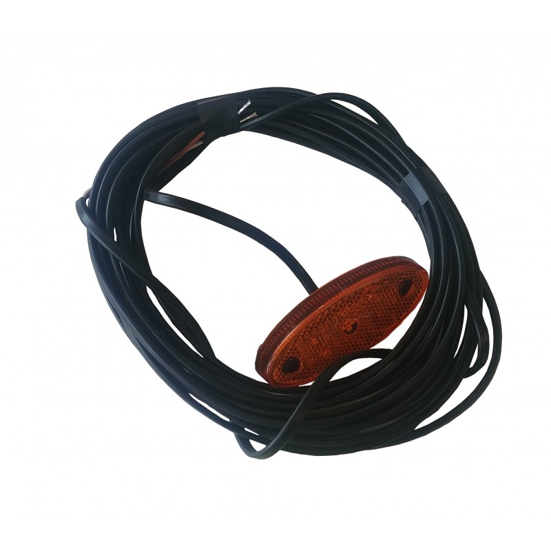 LED Naranja De 3mm Pre-cableados 12V – Pack De 5 A 100 Unidades, Difusos, Ideales Para Proyectos