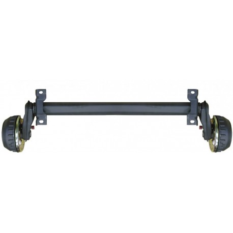 Essieu avant AF KNOTT 1100KG pour remorque PORTE VOITURE LIDER 39740  - Vente accessoires remorques en ligne