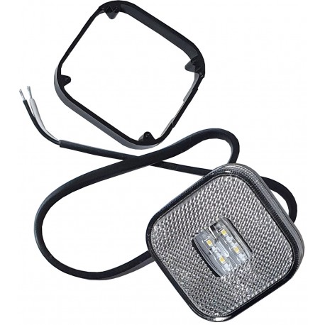 Feu de position LED blanc  - Vente accessoires remorques en ligne