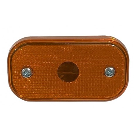 Feu de position latéral orange + catadioptre  - Vente accessoires remorques en ligne