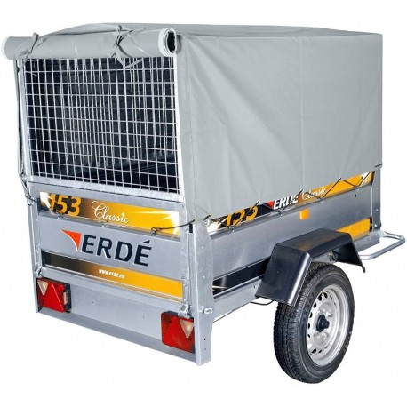 BACHE Rehausse grillagée ERDE 230 à 239  - Vente accessoires remorques en ligne
