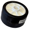 Galet 185 polyamide bi-matière noir MECANOREM