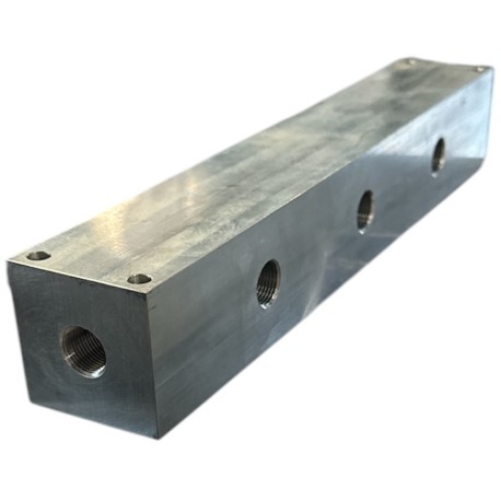 Bloc nourrice alu 6 voies 3/8 9018571 MP5186  - Vente accessoires remorques en ligne