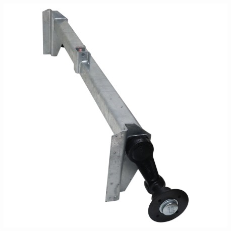 Essieu complet 1000KG pour remorque IFOR WILLIAMS P8e équipée de roues 20.5x8-10  - Vente accessoires remorques en ligne