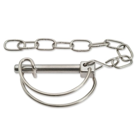Chainette + goupille M10  - Vente accessoires remorques en ligne
